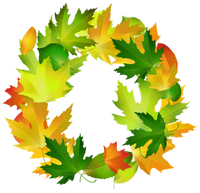 an autumn wreath